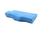 Blue Full Size Anti Snoring Memory Foam Pillow with Butterfly Shape