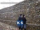 Professional Welded Wire Mesh Galfan Galvanised 75mm x 75mm Gabion Fence