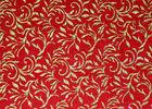 Red 12mm Bronzing Acoustical Wall Panels / Acoustic Absorber Panels