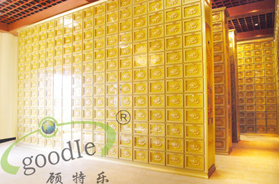 Ash storage rack, funeral supplies with aluminum alloy plate boxes
