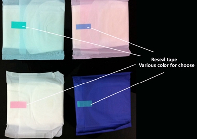 Adhesive PP Tape/Reseal Tape for Sanitary Napkin and pantyliners