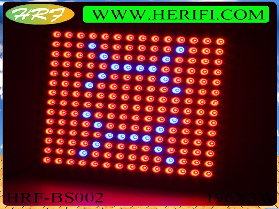 2015 all fruits bloom?led?growlights/400w?led?grow?light, warmhouse?led?grow?lighting 196*3W with full spectrum forgrow&bloom