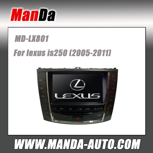Manda car dvd gps for Lexus is250 (2005-2011) in dash navigation gps oem touchscreen monitor car accessories