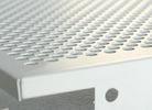1.0mm Thickness Paint Coated Clip In Ceiling Tiles Sound Absorbing Perforated Plate
