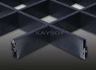 600 x 600 Lattice Ceiling , aluminum grille ceiling For Indoor Decoration Installed With Frame