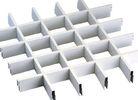 Powder Or Paint Coated Aluminum Ceiling Grid , Metal Open Ceiling Grid For Indoor