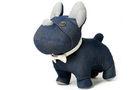 Unique Recycle-crafts denim toys 8& quot; bull dog for Valentine& acute;s Day gifts