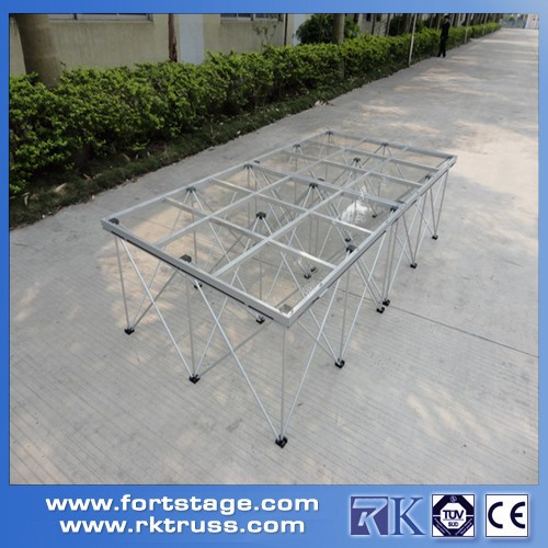 Portable stage aluminum risers adjustable stage hot in China 