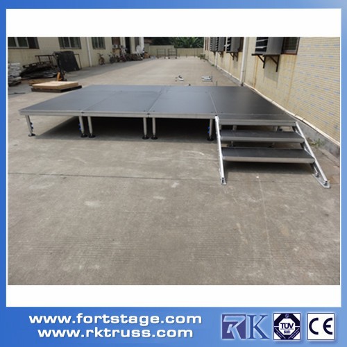 Aluminium Adjustable Height Performance Portable stage 