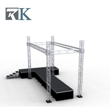 Portable stage aluminum truss stage 