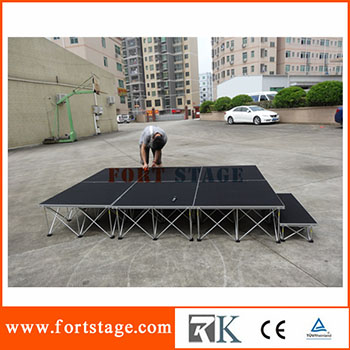 folding stage smart stage assemble stage aluminum stage 
