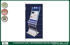 Customized retail store magazine newspaper rack and postcard rack display printed logo