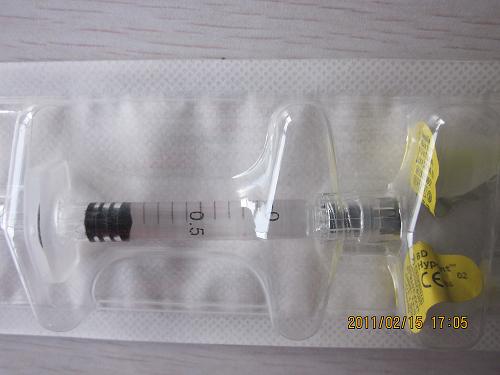 cross linked HA dermal filler BDDE syringes