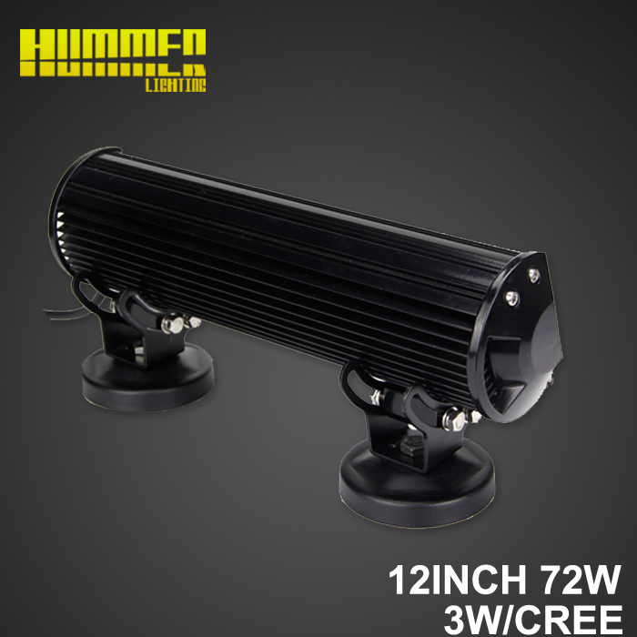 High power motorcycle 12v led light bar 72w led bar light KR9022 mounting bracket 12 INCH led car offroad light FOR TRUCK 