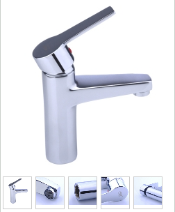 single lever bronze ORB basin faucet