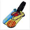 Promotion Bulk Plastic PVC Luggage Tag For Kids Christmas Gift , Rubber Bag Tag