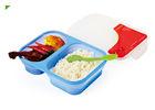 Heat - Resistant Microwave And Dishwasher Silicon Lunch Box Safe 2 Lattice