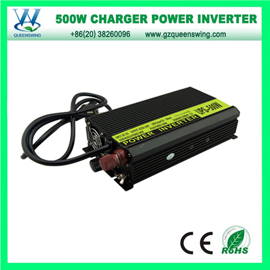 QueensWing 500W Portable Power Inverter With Charger (QW-C500MC )