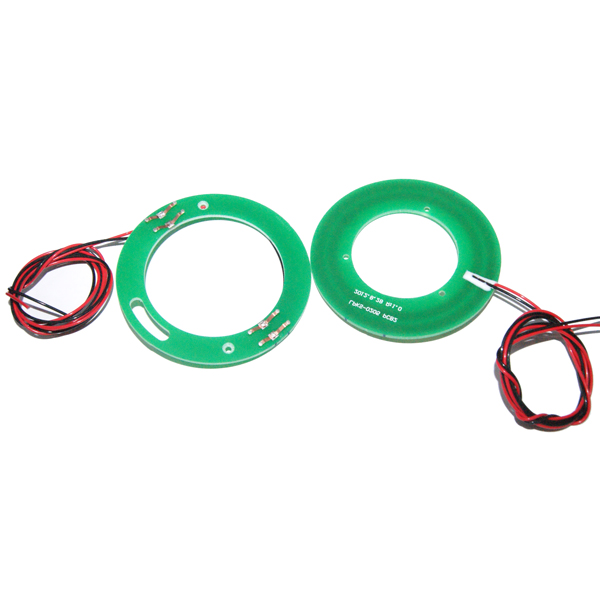 pancake slip ring JINPAT PCB rotary joint with 2 wire for bike and exhibit/display equipment 