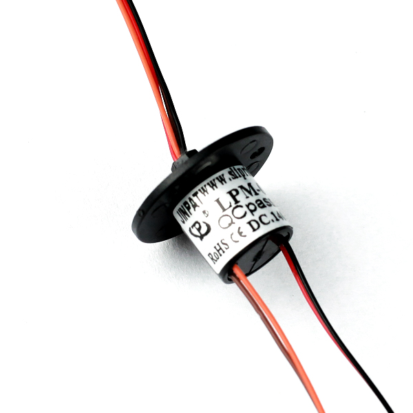 4 wire 2A@240 VAC jinpat mim rotary joint for Robotics
