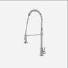 Ceramic Cartridge SS Spring Spout Kitchen Faucet with Pull Out Sprayer