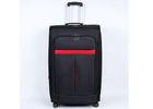 Telescopic aluminum trolley travel luggage sets for men with net compartment