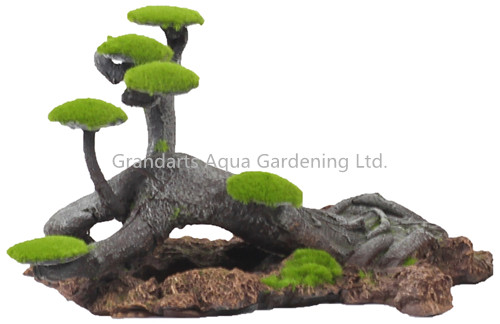 mini aquarium tree decoration