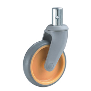 Medical trolley castors