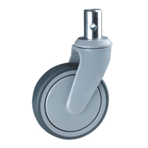 Hospital bed caster wheels