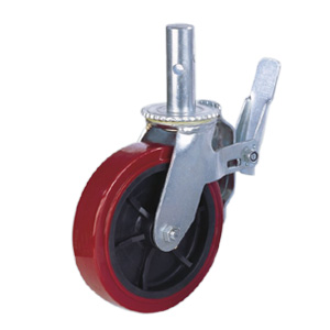 Polyurethane scaffold caster wheels