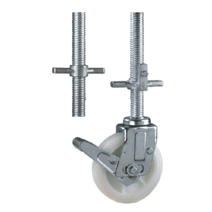 Nylon scaffold casters