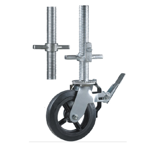 Rubber scaffold caster wheels