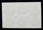 25.4mm Hexagon Shape Clear Epoxy Stickers Self Adhesive For Bubble Caps