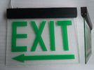 Commercial battery operated Aluminum Exit Sign for Teaching Buildings