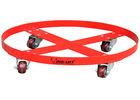 300KG Drum Transport Equipment With Four PU Swivel Casters , Barrel Dollies