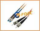 PVC Jacket ST to MU Fiber Optic Patch Cables Multimode Duplex OM1 , 2.0mm