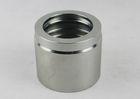 Silver / Golden Hydraulic Hose Fitting  , Hydraulic Pipe Fittings Galvanized Zinc Appearance