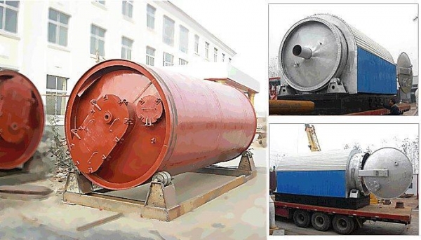 huayin hot sale waste tires or plastic to oil equipment 