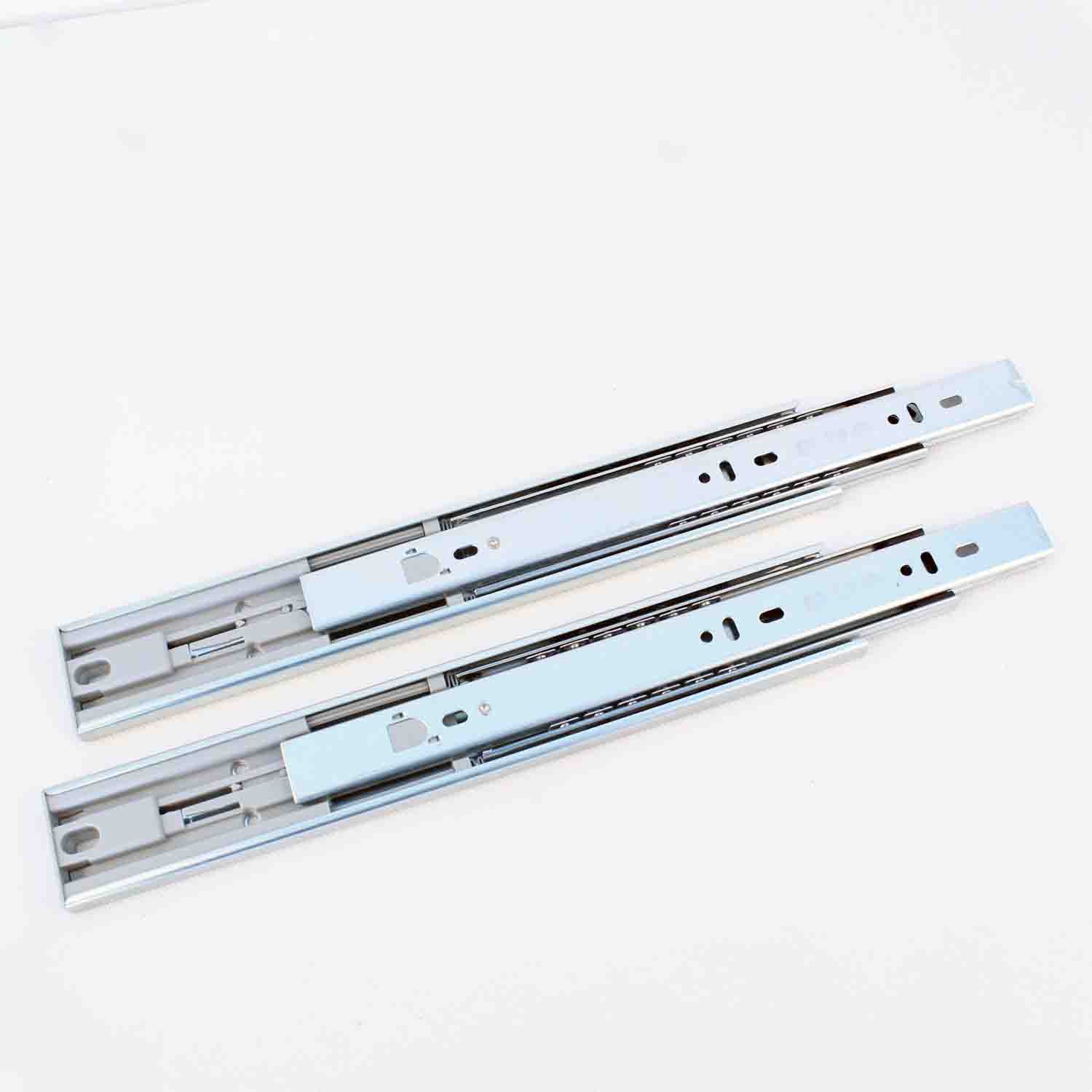 Push open 45mm full extension floor mount ball bearing telescopic slide