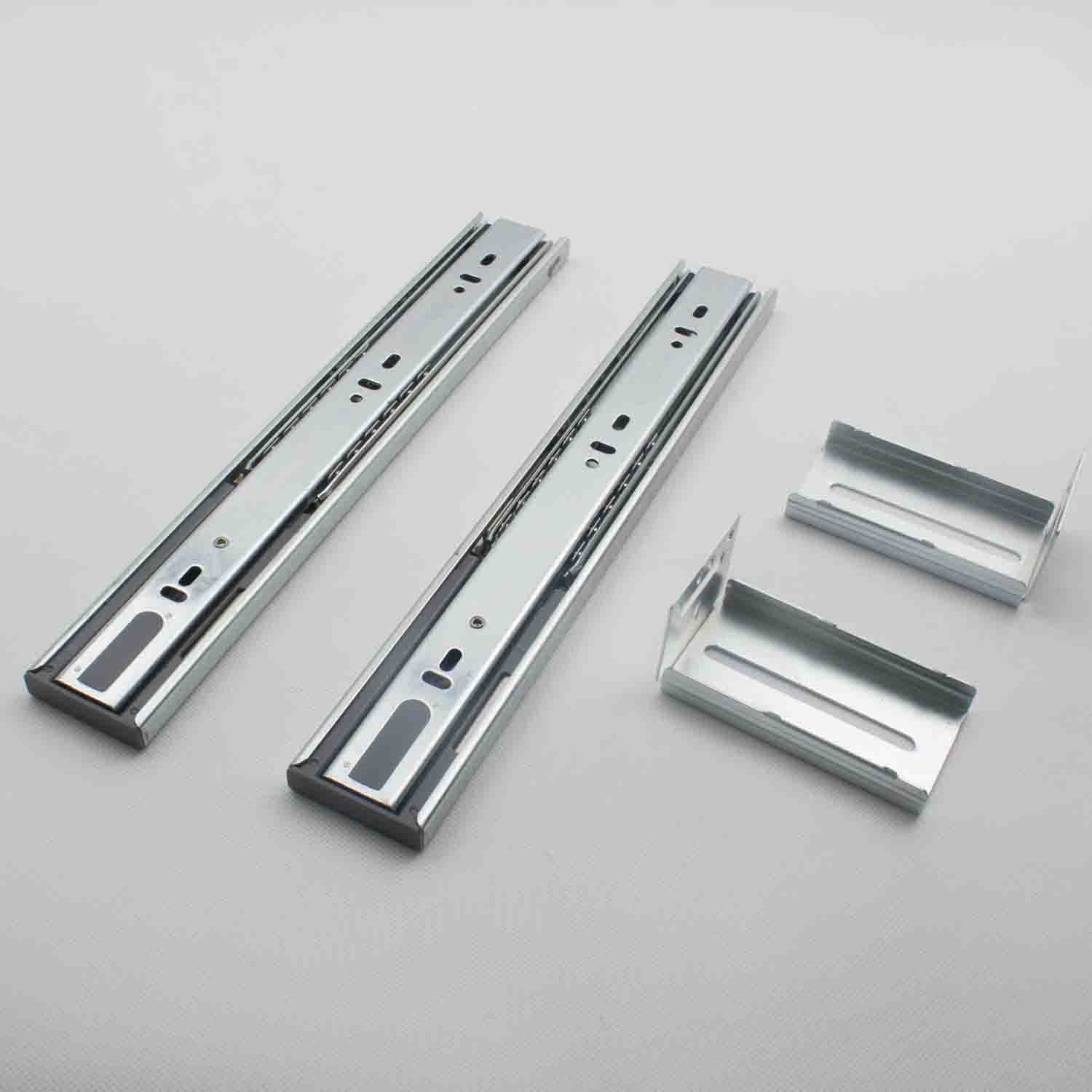 45mm width ball bearing drawer slides soft close slide rails