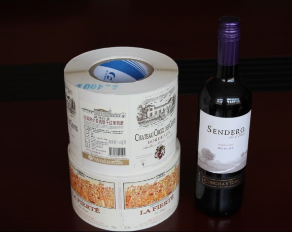 adhesive label sticker for wine