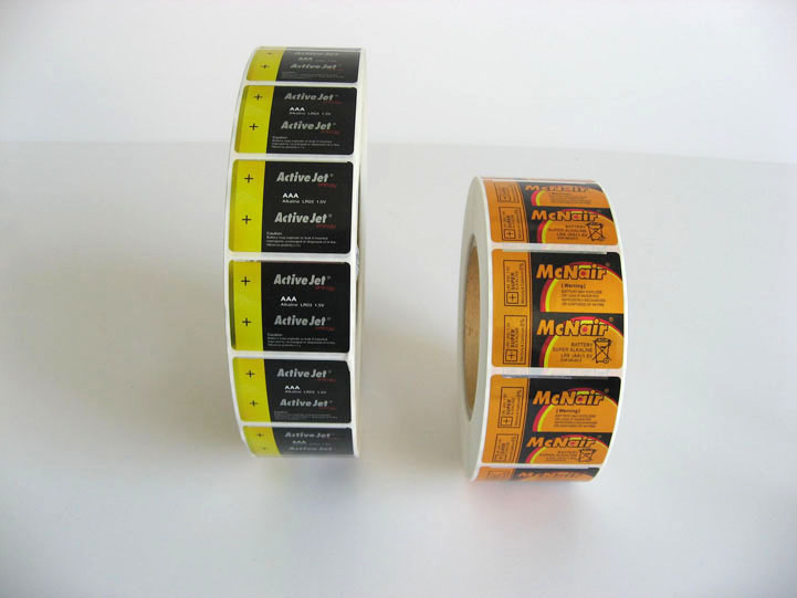 self adhesive label for battery
