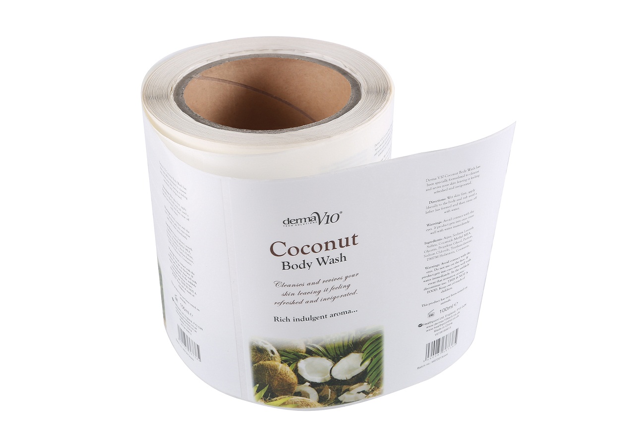 adhesive label sticker for shampoo