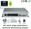 UHD H.265 4K Digital Signage Player 1080p USB Media Player Embedded ARM Mali-450 4P 3D GPU