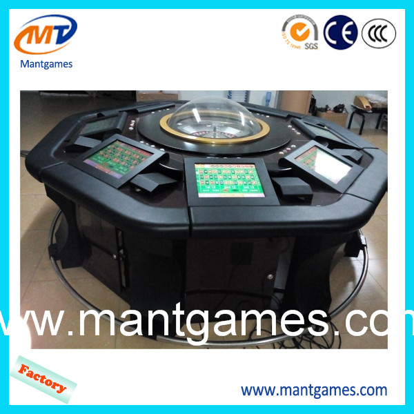 Luxry 8 players electronic roulette machine hot sale in USA