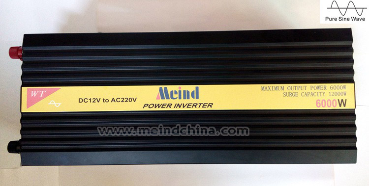 6000W Power Inverter Pure Sine Wave Car Inverters Power Supply AC Converter Solar Inverter