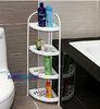 Detachable Convenient Bathroom Plastic Corner Rack Shelf for Living Room or Bedroom