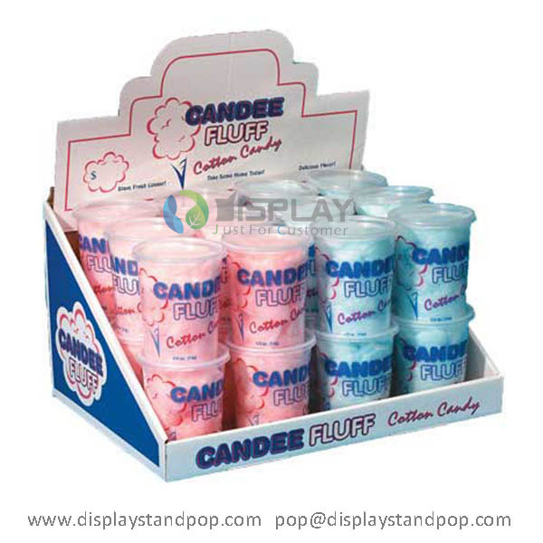 Factory Price Advertising Cardboard Counter Display Unit, Corrugated Counter Display