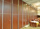 Fabric Wooden Free Standing MDF Partition Wall  For Banquet Hall