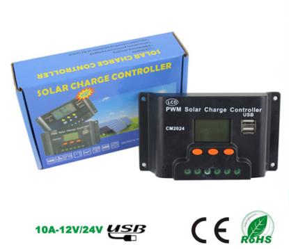 QueensWing 20A PWM Solar Charge Controller with LCD display (QWP-1420USBB)